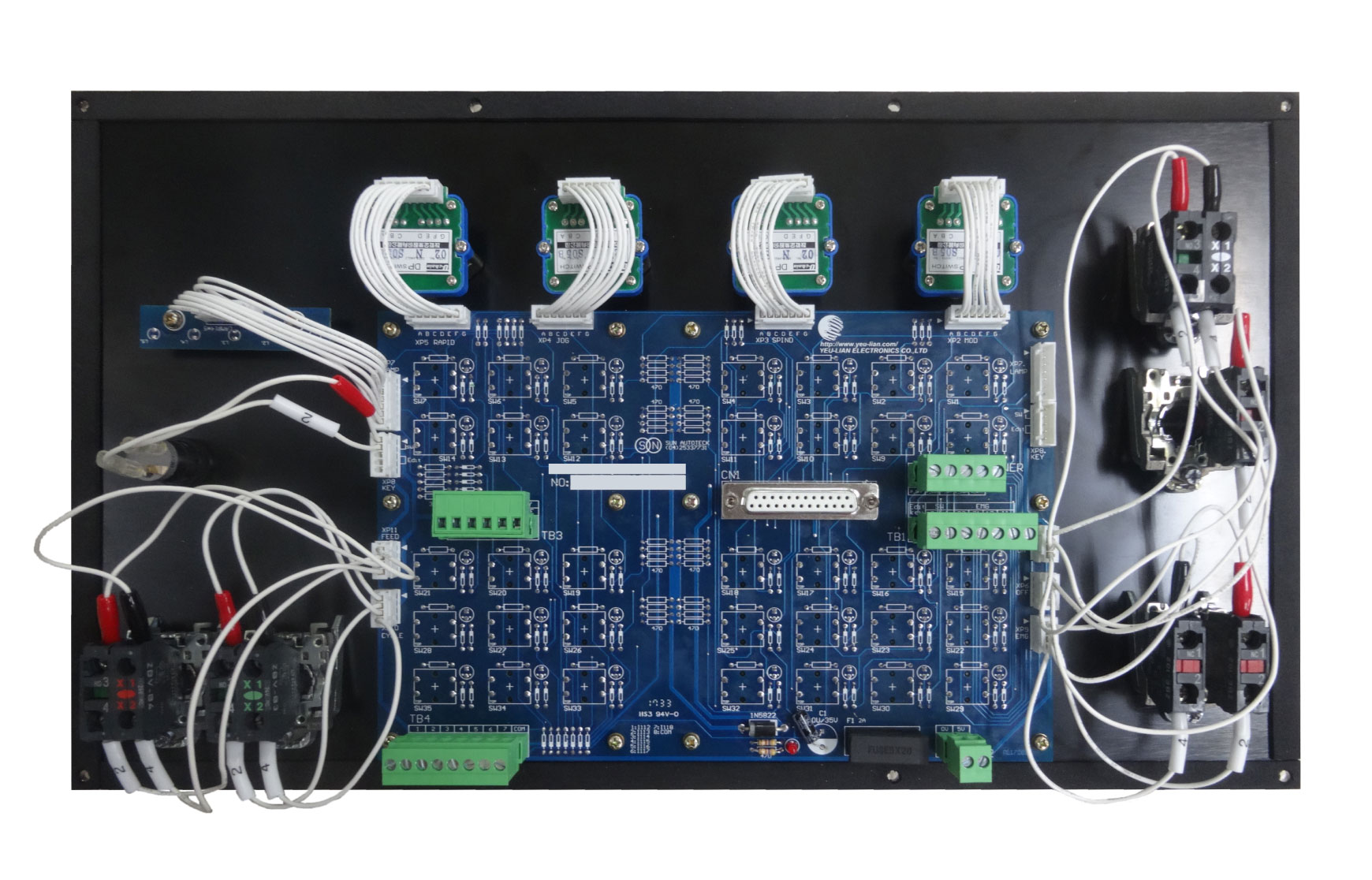 Membrane FANUC Lathe Control Operation Panel